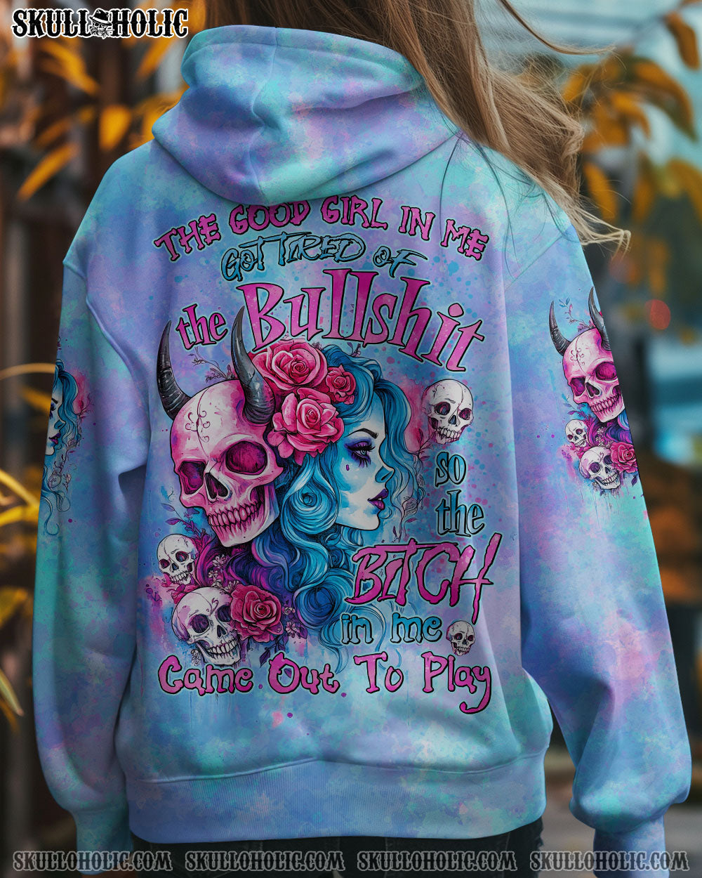 BLISSCORNERS THE GOOD GIRL IN ME AL OVER PRINT