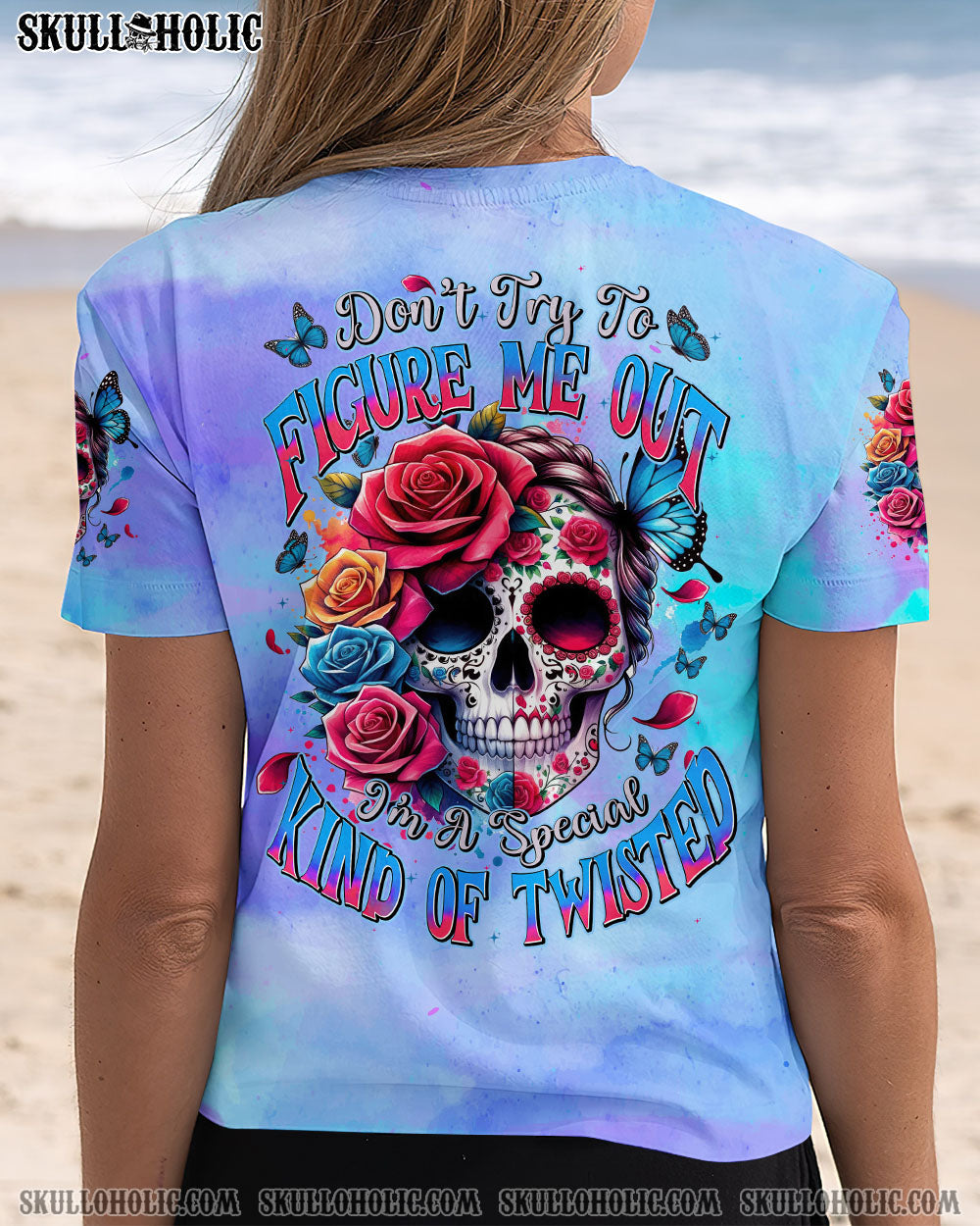 BLISSCORNERS DON'T TRY TO FIGURE ME OUT ALL OVER PRINT