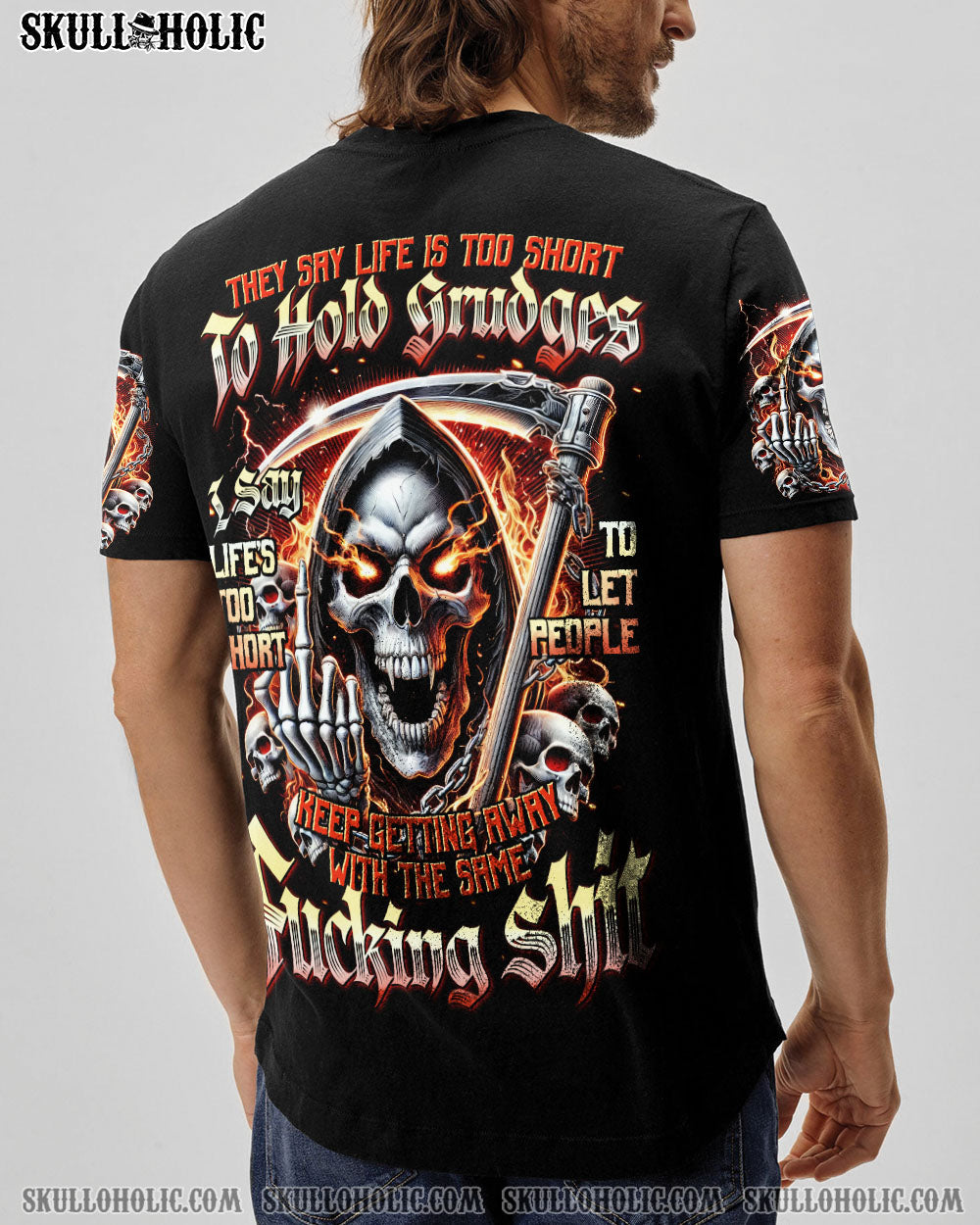 BLISSCORNERS THEY SAY LIFE IS TOO SHORT TO HOLD GRUDGES ALL OVER PRINT