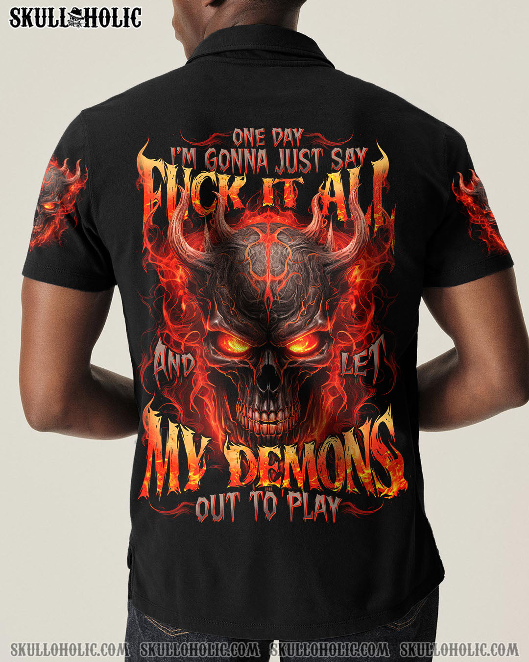 BLISSCORNERS LET MY DEMONS OUT TO PLAY ALL OVER PRINT