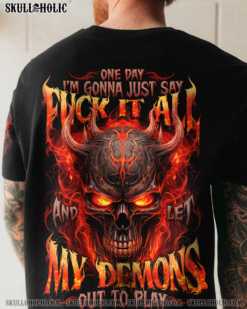 BLISSCORNERS LET MY DEMONS OUT TO PLAY ALL OVER PRINT