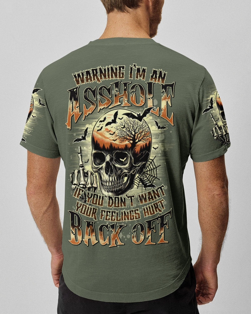 BLISSCORNERS WARNING I'M AN A SKULL ALL OVER PRINT
