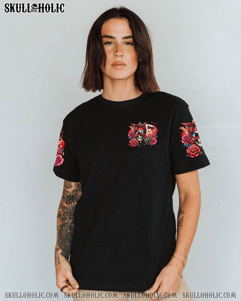 BLISSCORNERS I'M A B DON'T TRY ME MESSY BUN ALL OVER PRINT