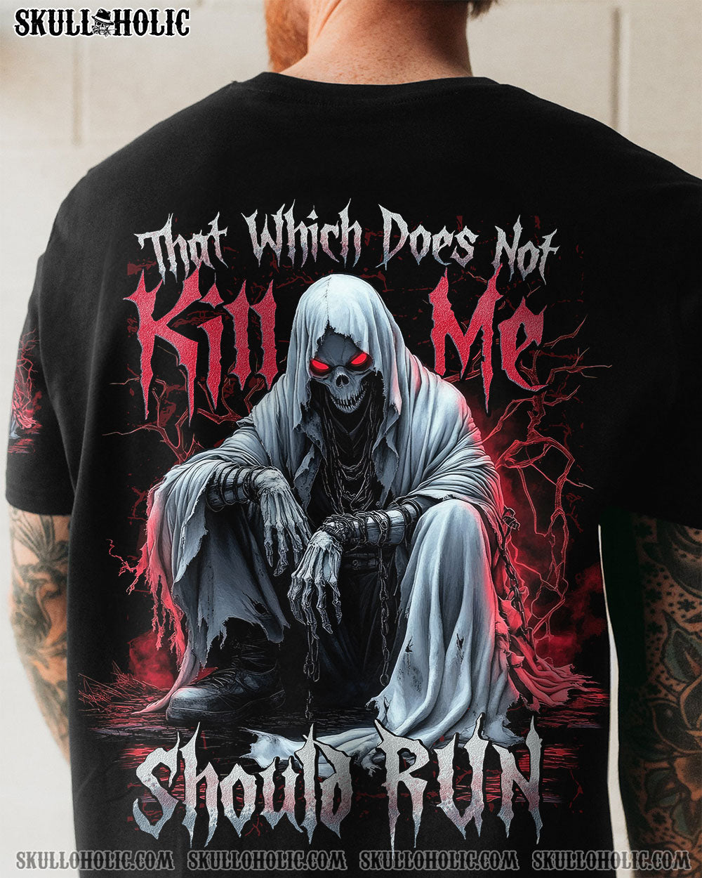 BLISSCORNERS THAT WHICH DOES NOT KILL ME SHOULD RUN ALL OVER PRINT