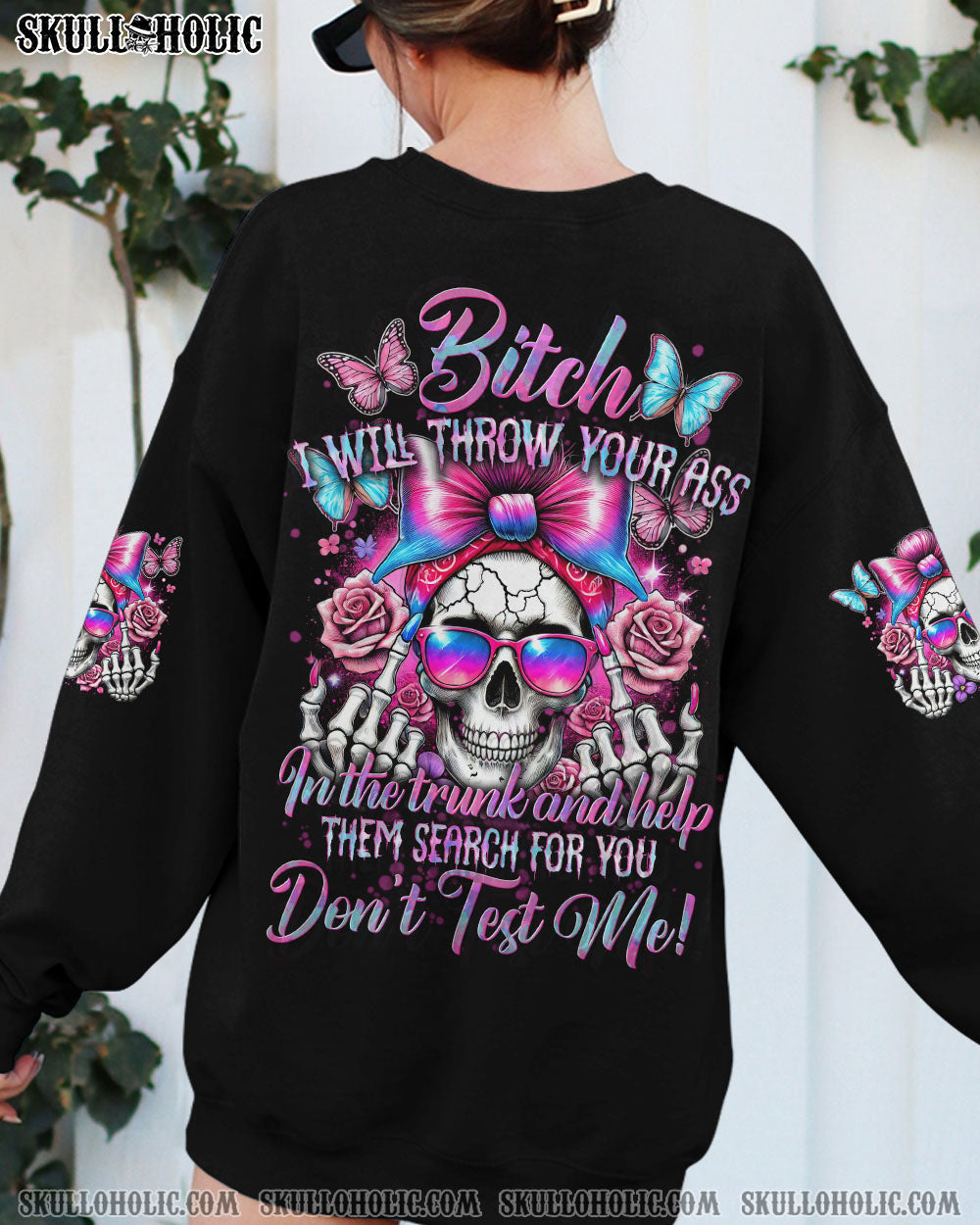 BLISSCORNERS I OWN THAT S LIKE A BOSS MESSY BUN ALL OVER PRINT