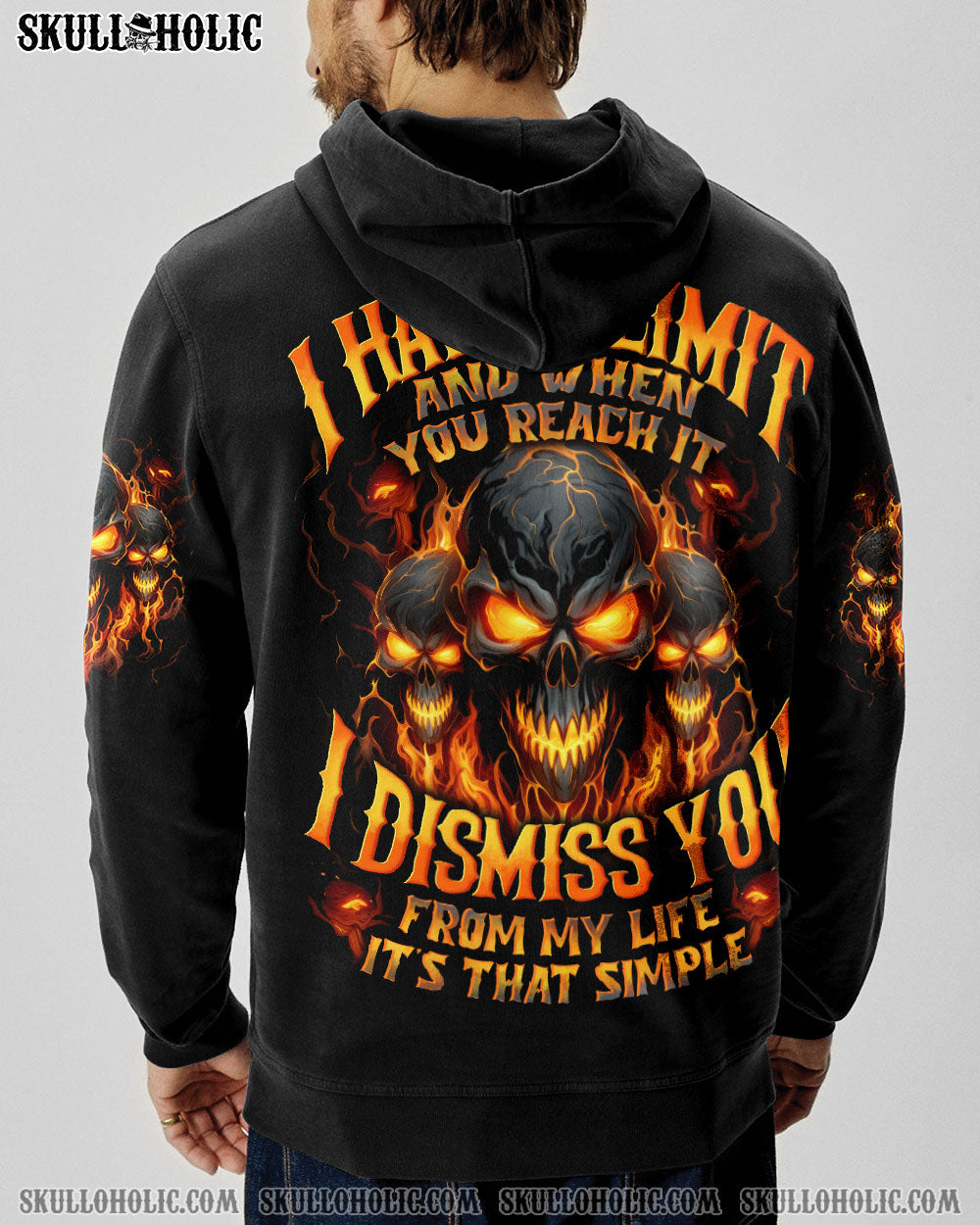 BLISSCORNERS I HAVE A LIMIT SKULL ALL OVER PRINT