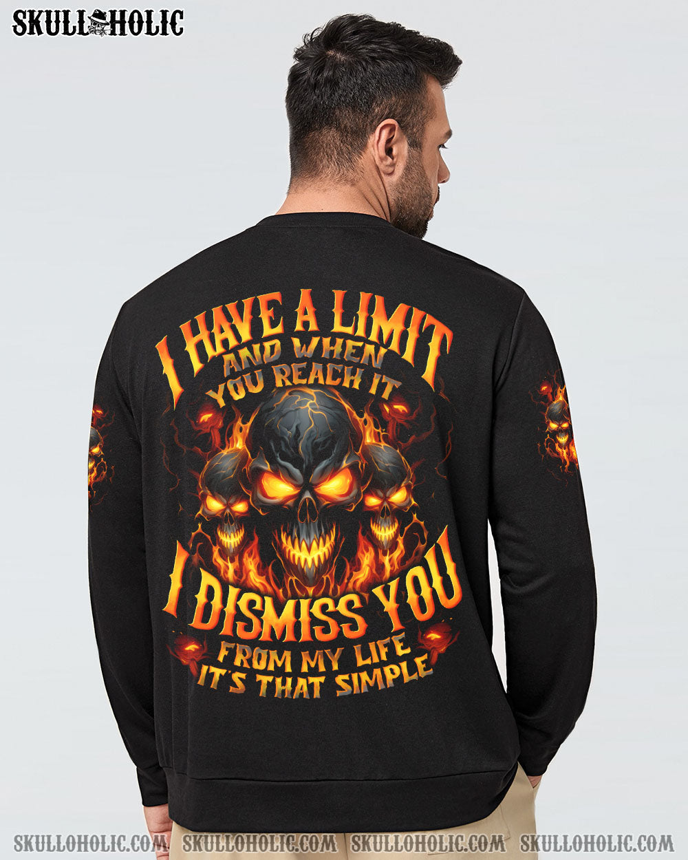 BLISSCORNERS I HAVE A LIMIT SKULL ALL OVER PRINT