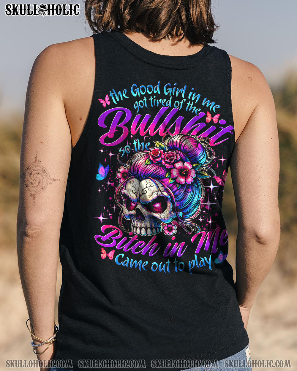 BLISSCORNERS THE GOOD GIRL IN ME ALL OVER PRINT