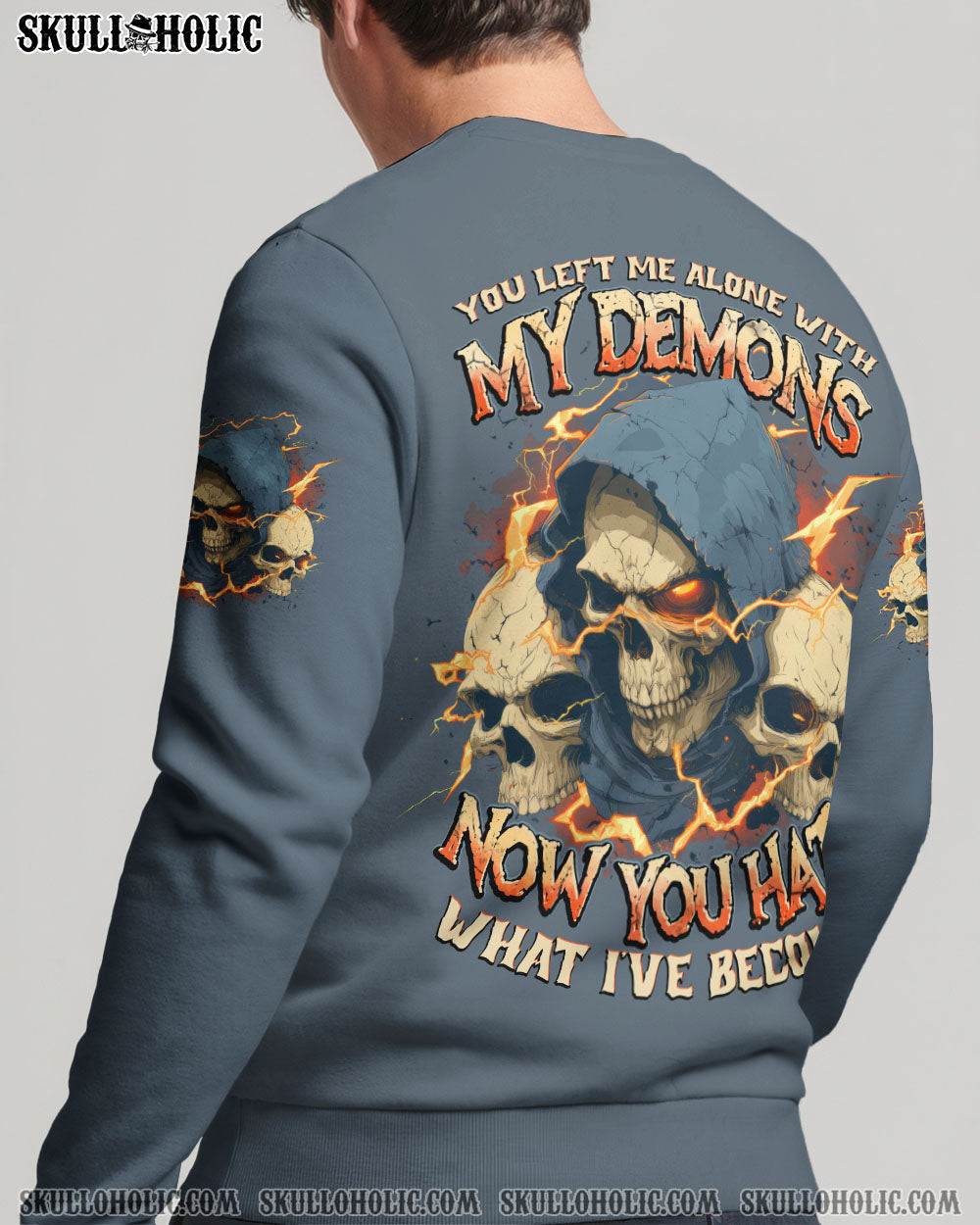 BLISSCORNERS YOU LEFT ME ALONE WITH MY DEMONS ALL OVER PRINT
