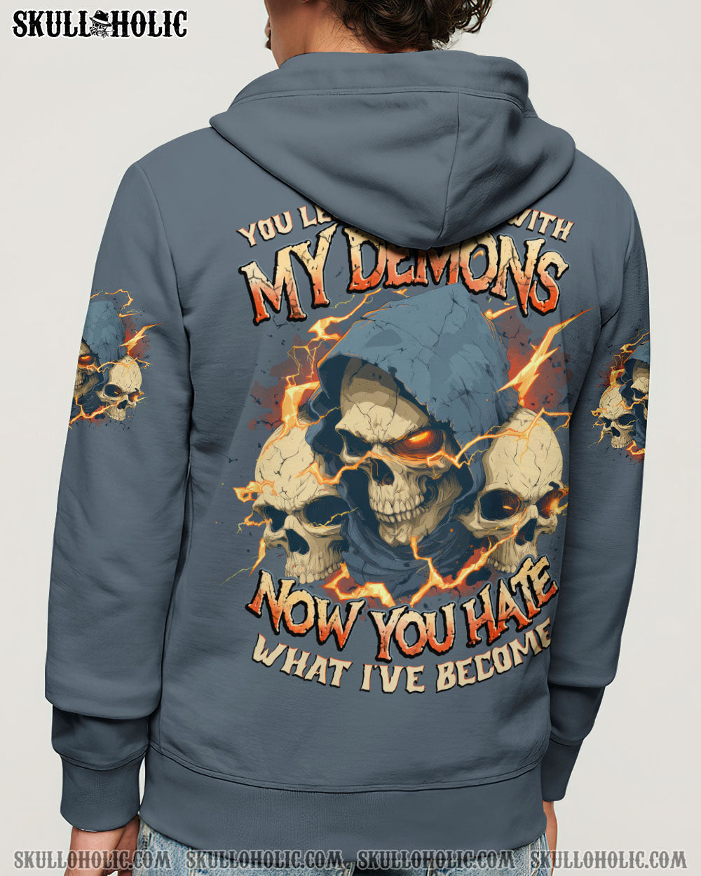 BLISSCORNERS YOU LEFT ME ALONE WITH MY DEMONS ALL OVER PRINT