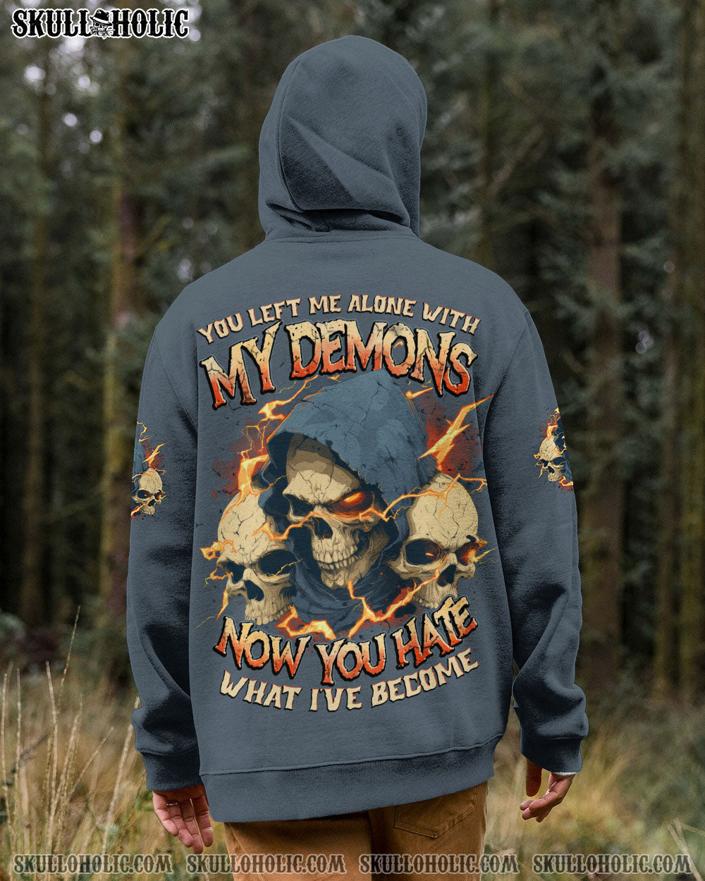 BLISSCORNERS YOU LEFT ME ALONE WITH MY DEMONS ALL OVER PRINT