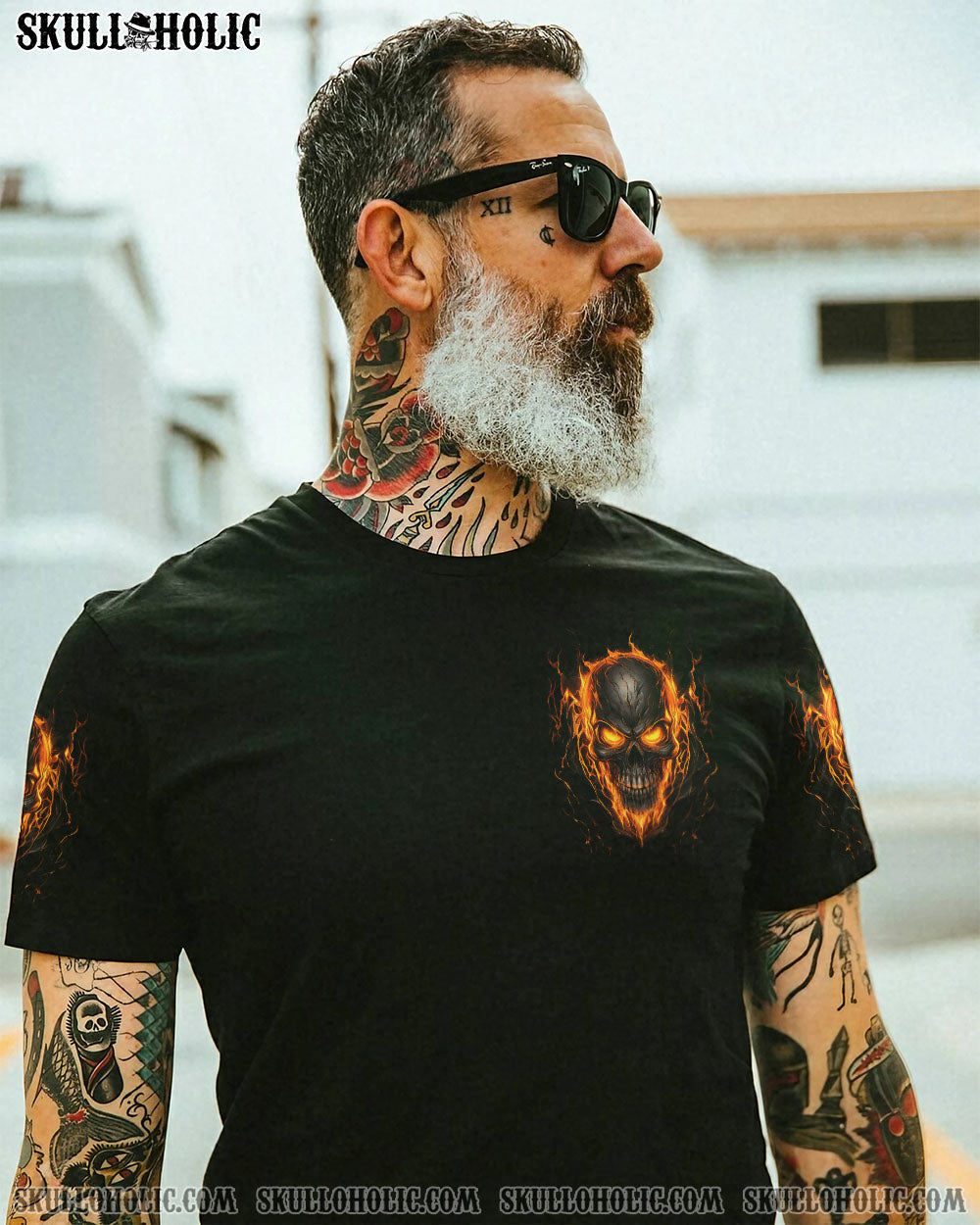 BLISSCORNERS THE DARKNESS CHOOSE ME SKULL ALL OVER PRINT