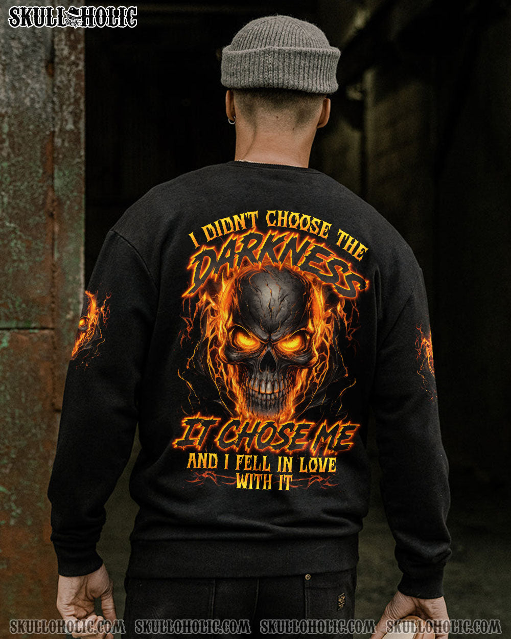 BLISSCORNERS THE DARKNESS CHOOSE ME SKULL ALL OVER PRINT