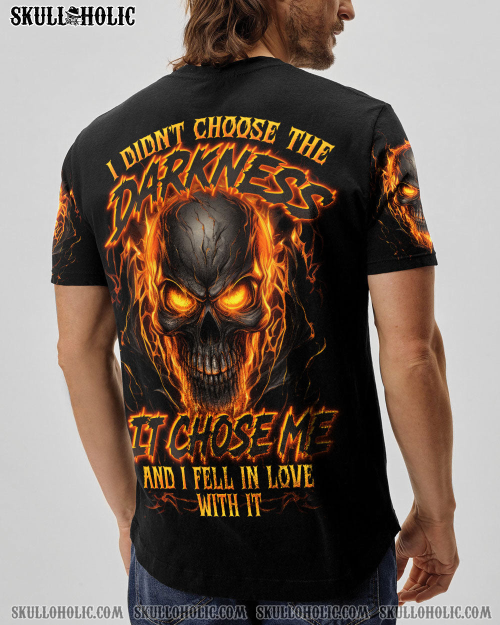 BLISSCORNERS THE DARKNESS CHOOSE ME SKULL ALL OVER PRINT