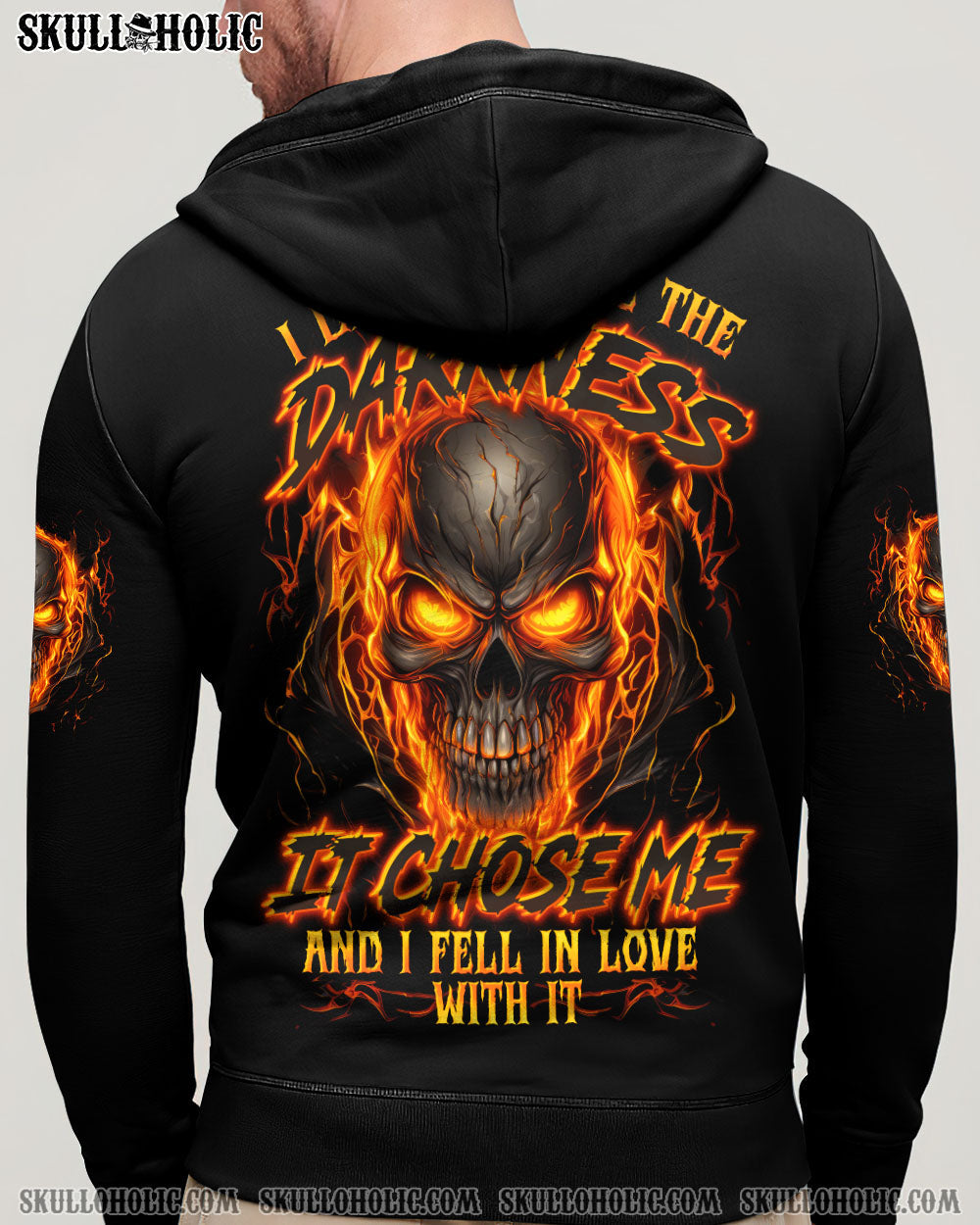 BLISSCORNERS THE DARKNESS CHOOSE ME SKULL ALL OVER PRINT