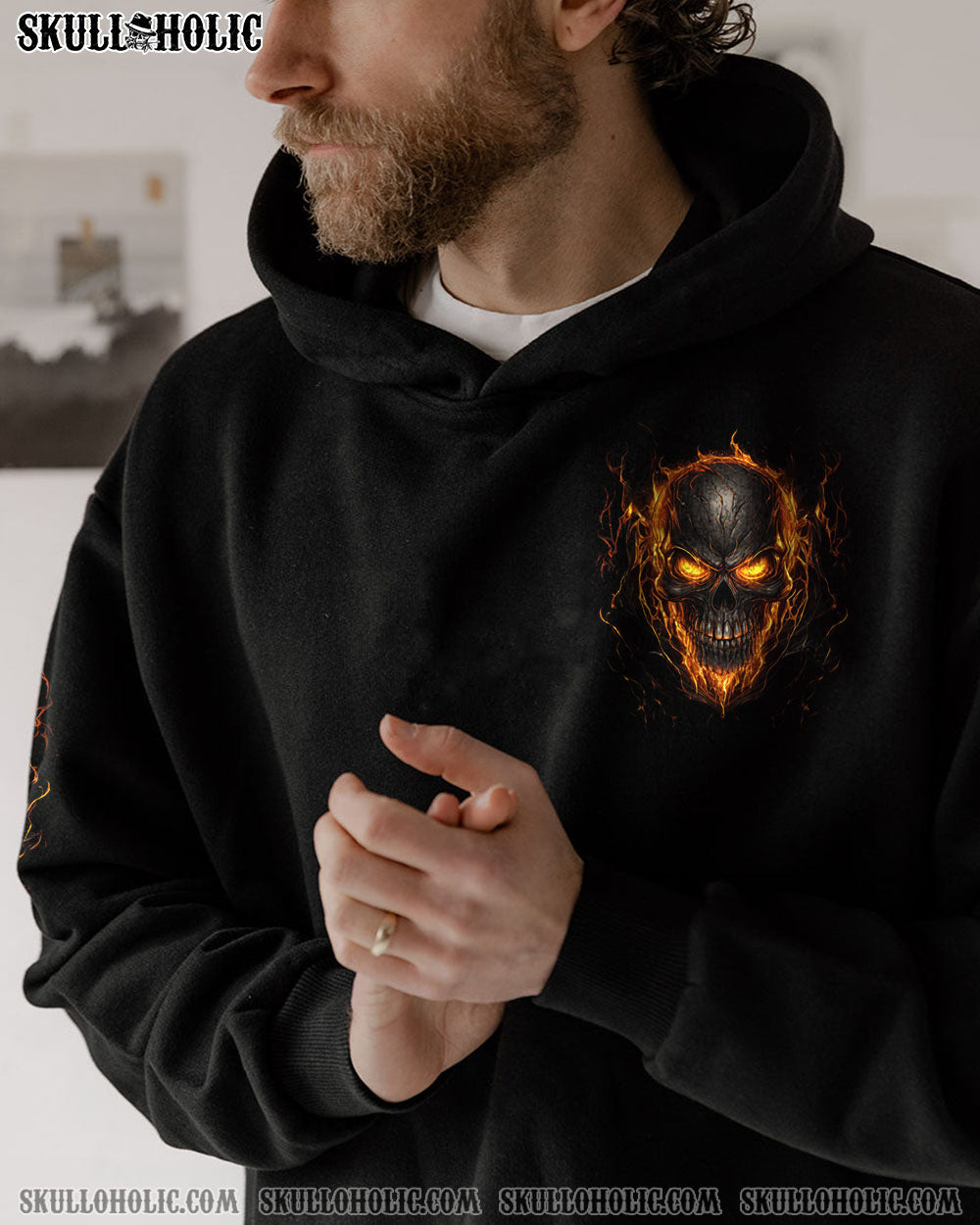 BLISSCORNERS THE DARKNESS CHOOSE ME SKULL ALL OVER PRINT