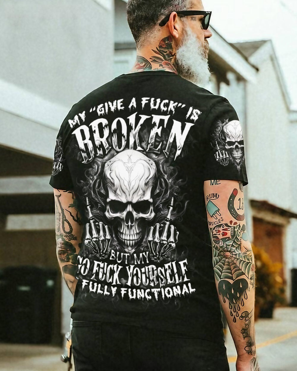BLISSCORNERS MY GIVE A F IS BROKEN ALL OVER PRINT