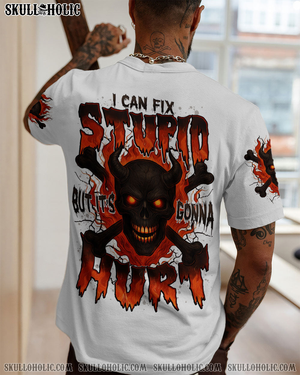 BLISSCORNERS I CAN FIX STUPID BUT IT'S GONNA HURT ALL OVER PRINT