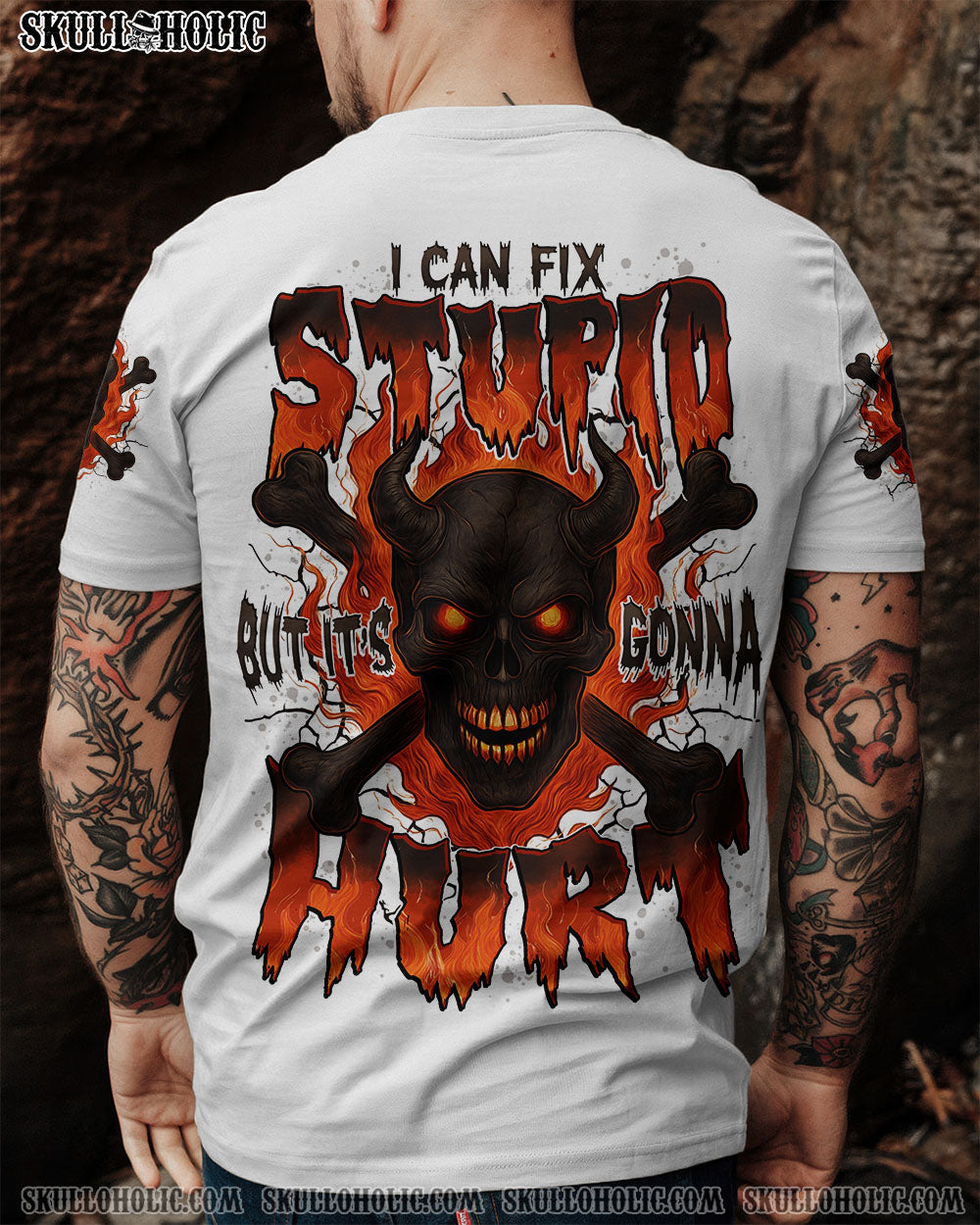 BLISSCORNERS I CAN FIX STUPID BUT IT'S GONNA HURT ALL OVER PRINT