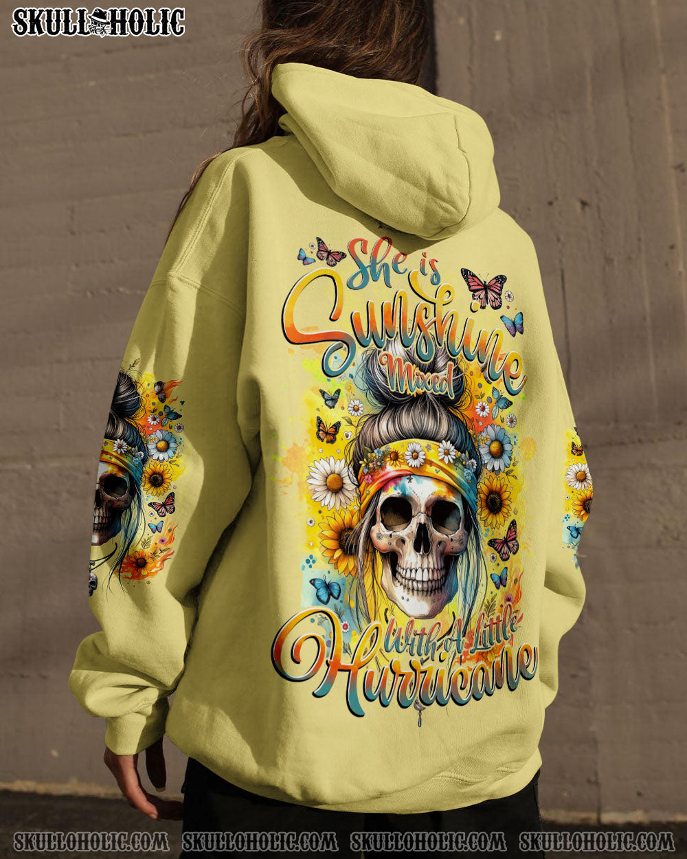 BLISSCORNERS SWEET OFTEN DANGEROUS MESSY BUN ALL OVER PRINT