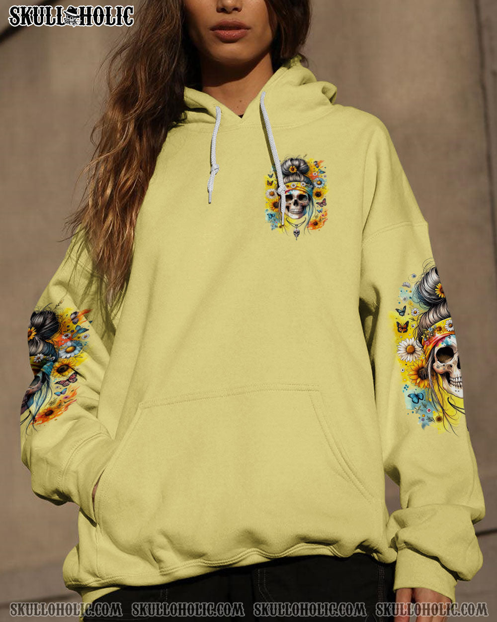 BLISSCORNERS SWEET OFTEN DANGEROUS MESSY BUN ALL OVER PRINT