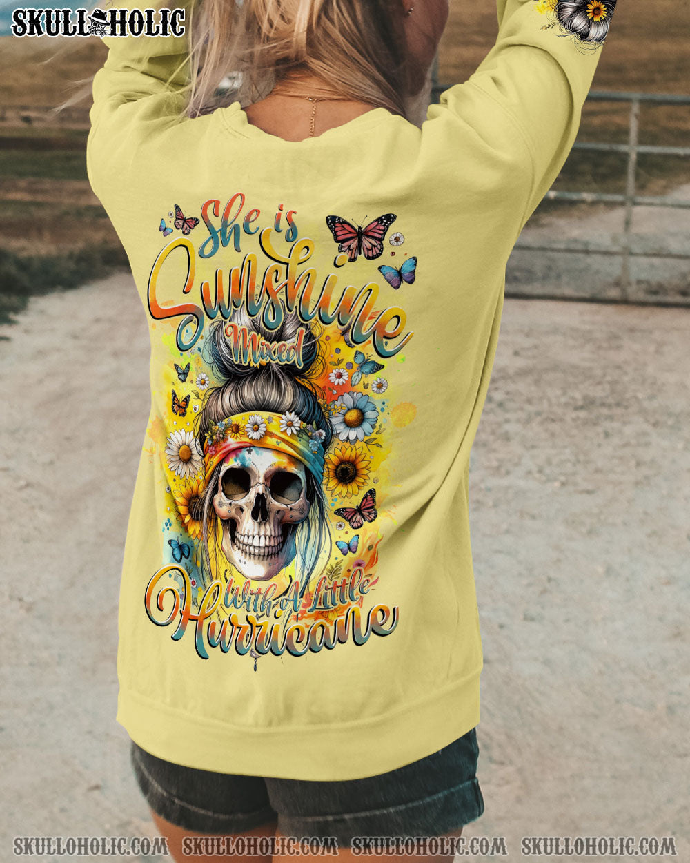BLISSCORNERS SWEET OFTEN DANGEROUS MESSY BUN ALL OVER PRINT