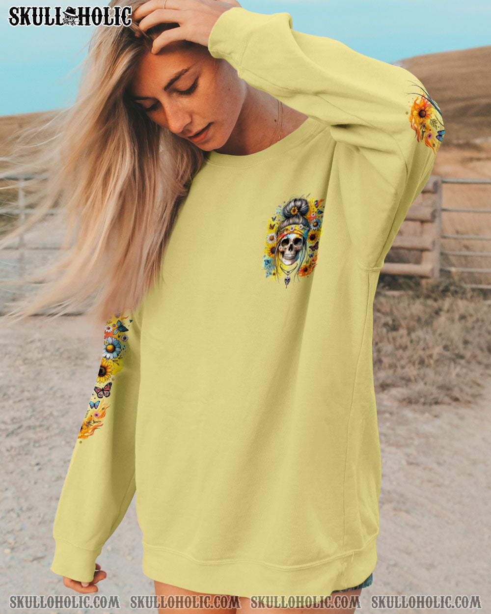 BLISSCORNERS SWEET OFTEN DANGEROUS MESSY BUN ALL OVER PRINT