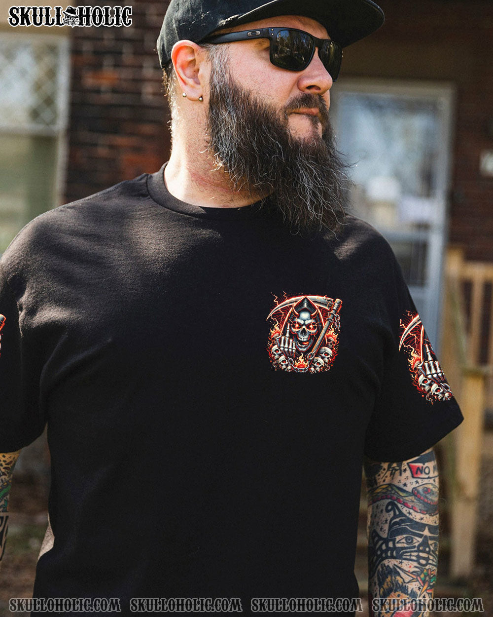 BLISSCORNERS IT'S WHAT I DO SKULL ALL OVER PRINT