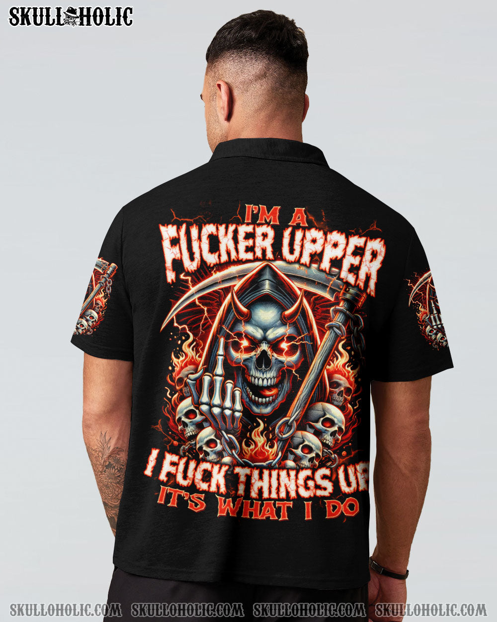 BLISSCORNERS IT'S WHAT I DO SKULL ALL OVER PRINT