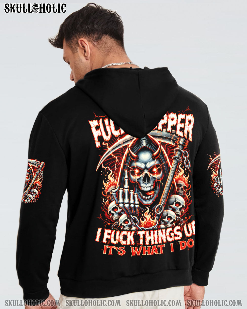 BLISSCORNERS IT'S WHAT I DO SKULL ALL OVER PRINT