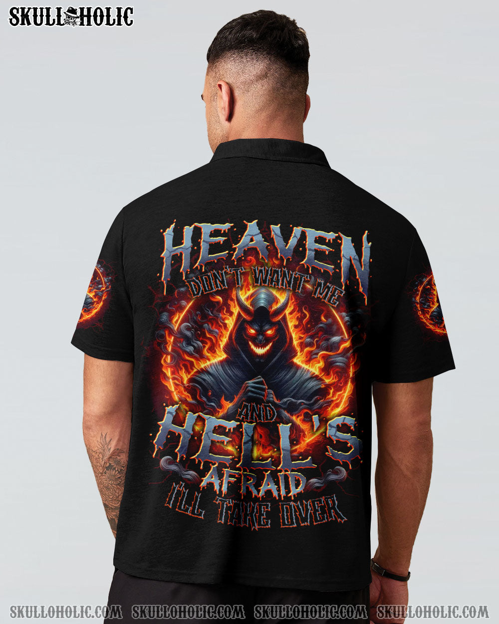 BLISSCORNERS HEAVEN DON'T WANT ME ALL OVER PRINT