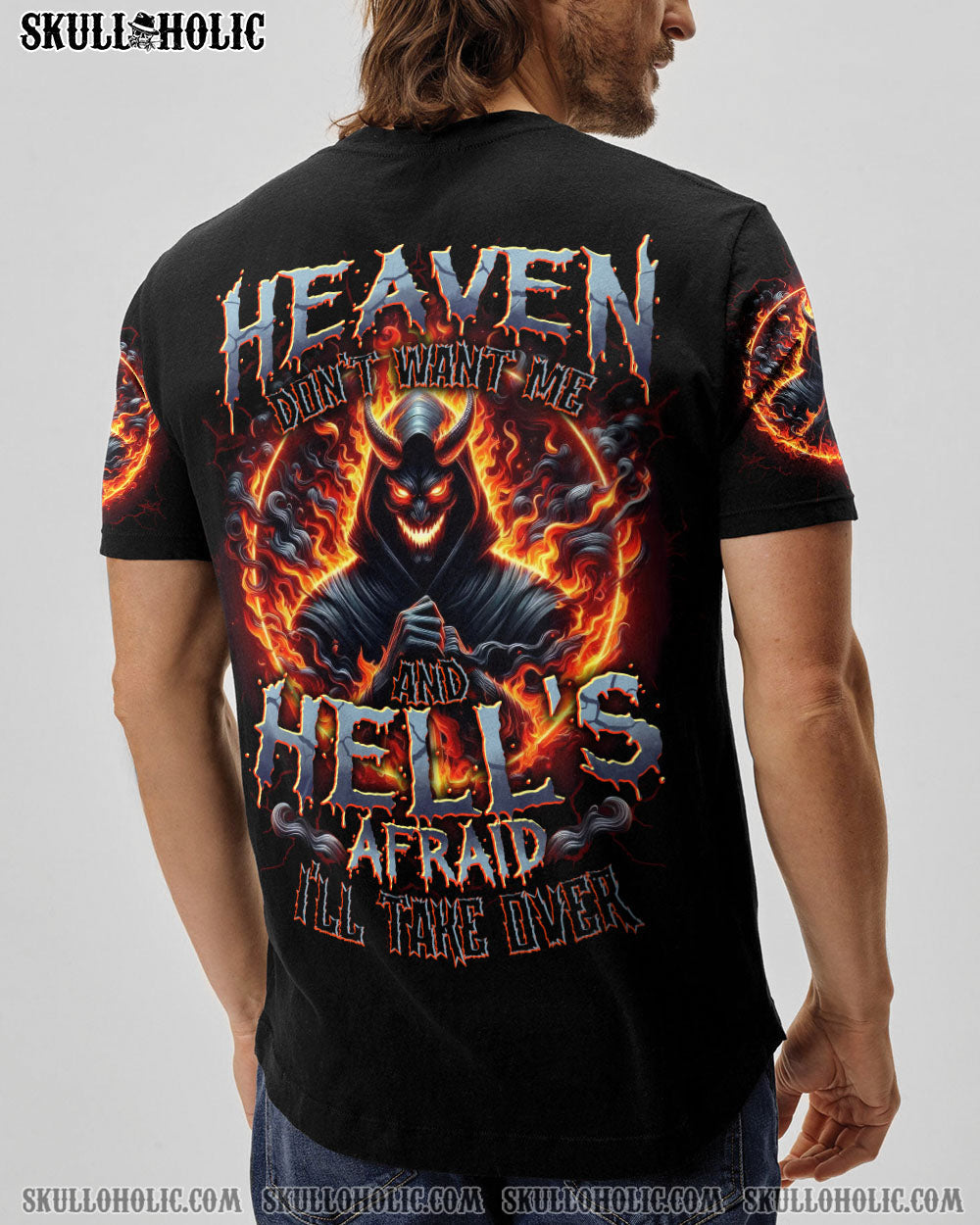 BLISSCORNERS HEAVEN DON'T WANT ME ALL OVER PRINT