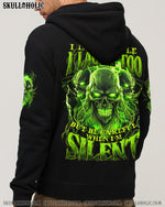 BLISSCORNERS BE CAREFUL WHEN I'M SILENT ALL OVER PRINT