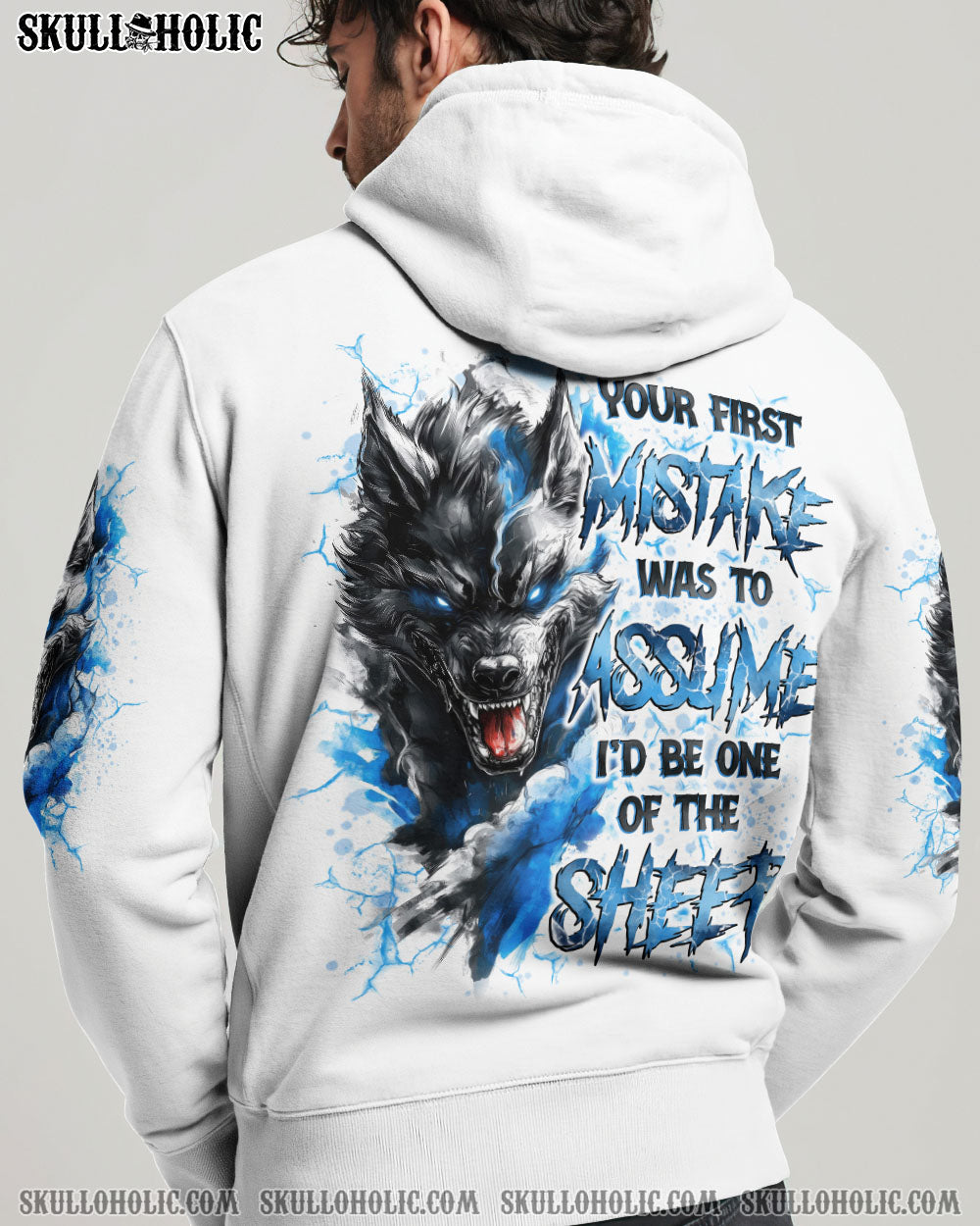 BLISSCORNERS YOUR FIRST MISTAKE WOLF SKULL ALL OVER PRINT