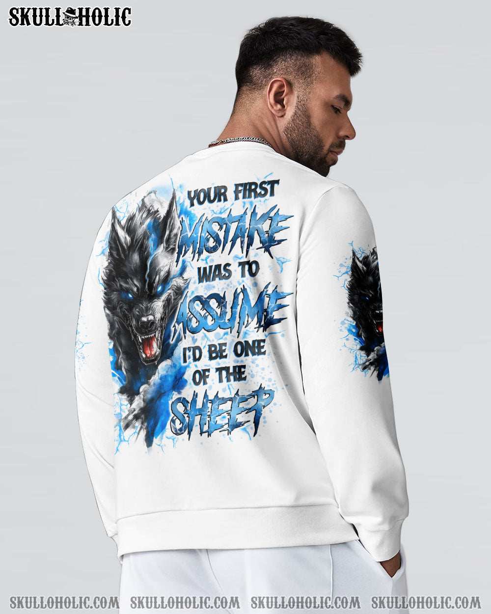BLISSCORNERS YOUR FIRST MISTAKE WOLF SKULL ALL OVER PRINT