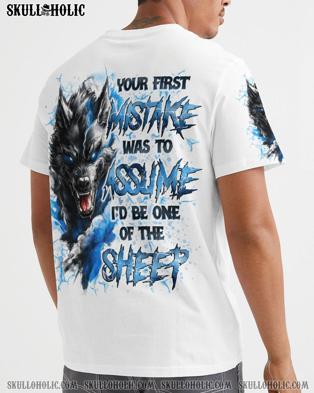 BLISSCORNERS YOUR FIRST MISTAKE WOLF SKULL ALL OVER PRINT