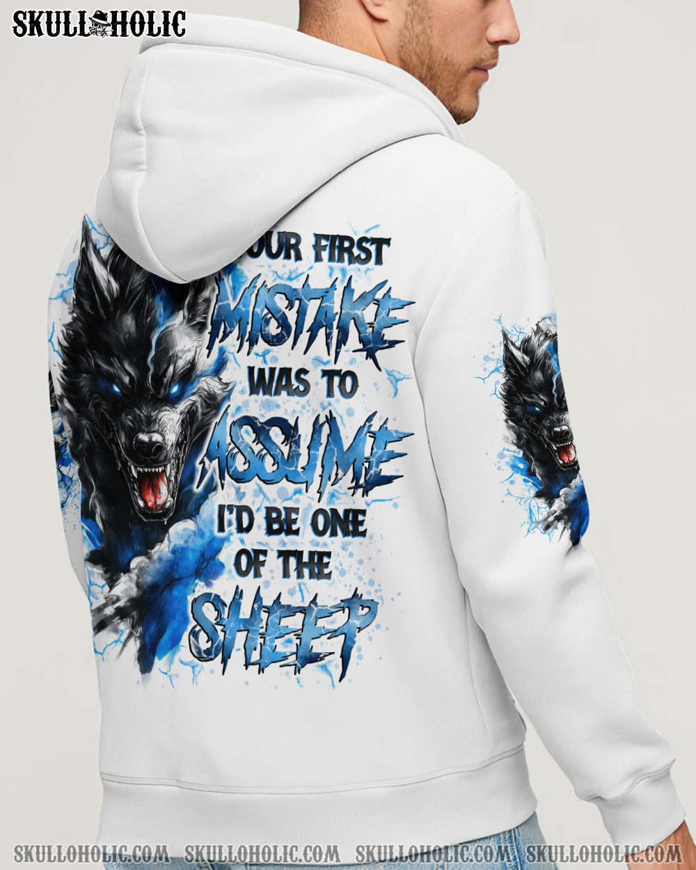 BLISSCORNERS YOUR FIRST MISTAKE WOLF SKULL ALL OVER PRINT