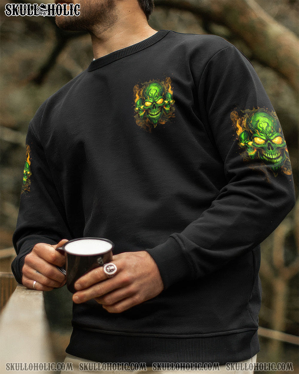 BLISSCORNERS LOYALTY MAKES YOU FAMILY SKULL ALL OVER PRINT