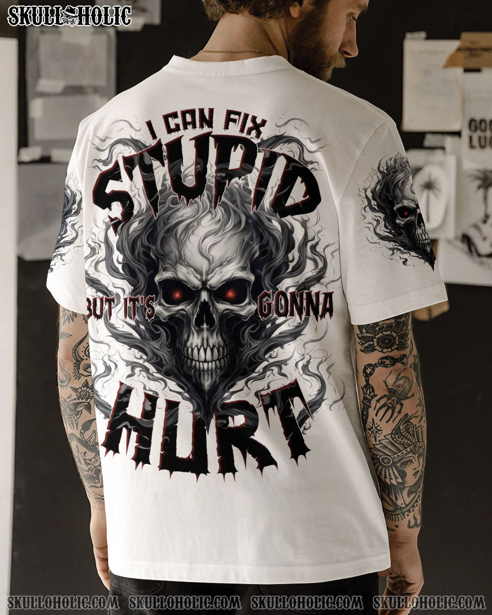 BLISSCORNERS I CAN FIX STUPID BUT IT'S GONNA HURT ALL OVER PRINT