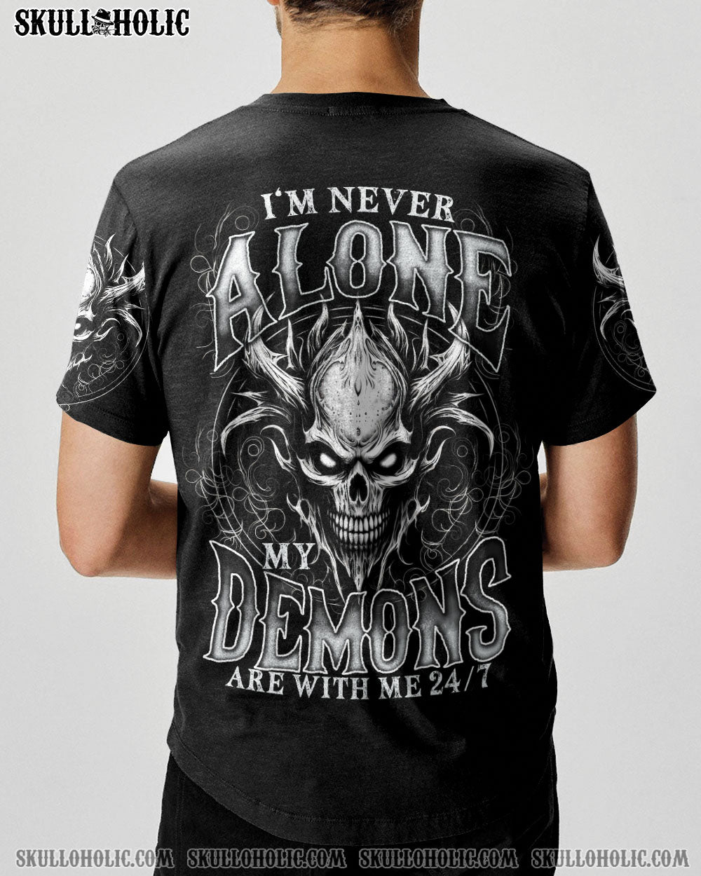BLISSCORNERS MY DEMONS ARE WITH ME 24/7 ALL OVER PRINT