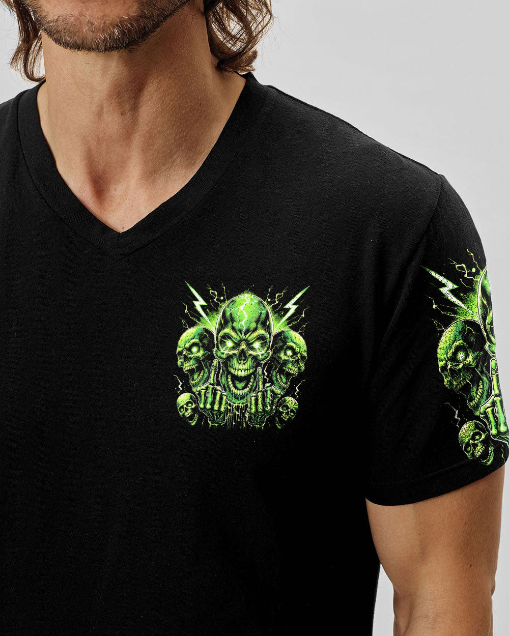BLISSCORNERS I'M NOT ACTING SKULL ALL OVER PRINT
