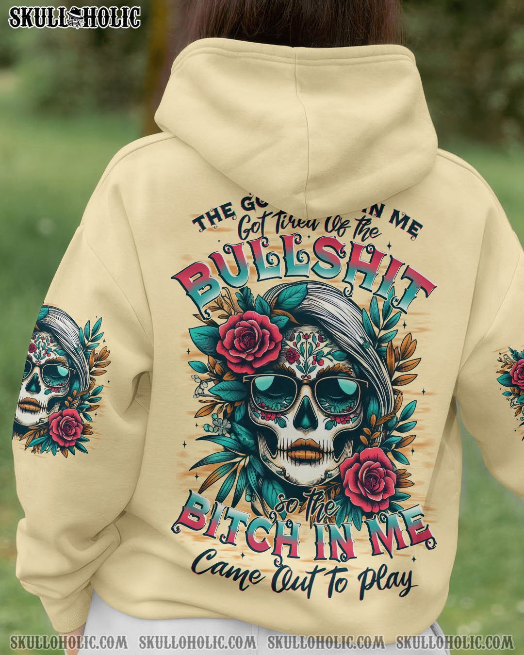 BLISSCORNERS THE GOOD GIRL IN ME ALL OVER PRINT