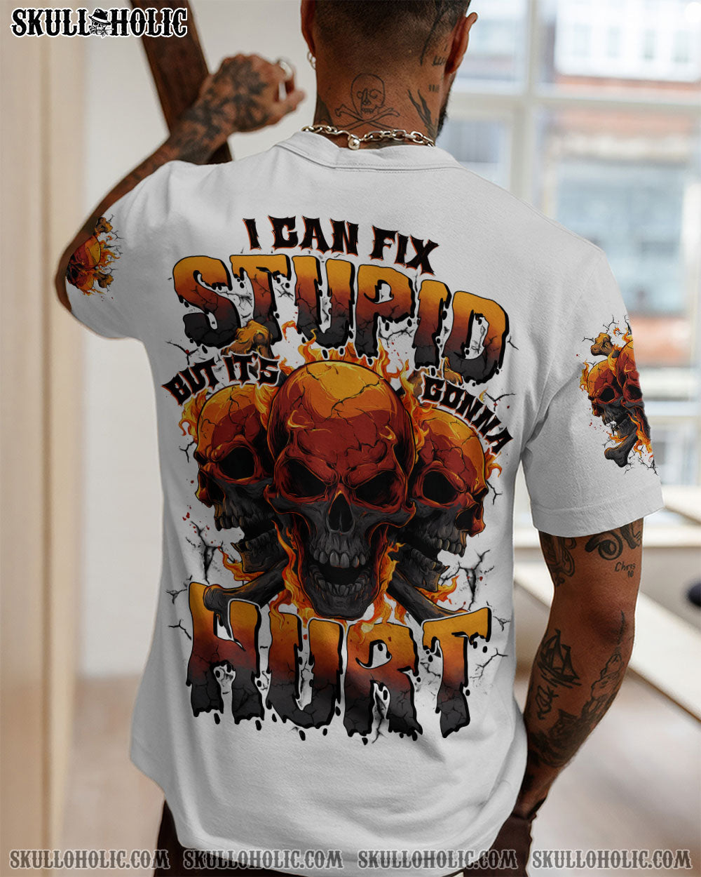 BLISSCORNERS I CAN FIX STUPID BUT IT'S GONNA HURT ALL OVER PRINT