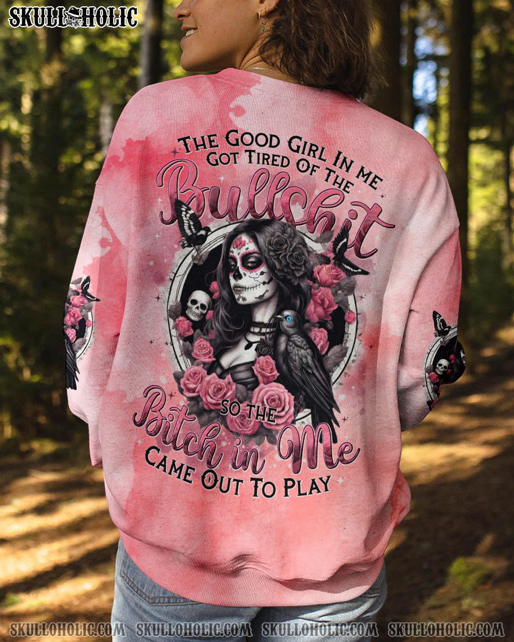BLISSCORNERS THE GOOD GIRL IN ME ALL OVER PRINT