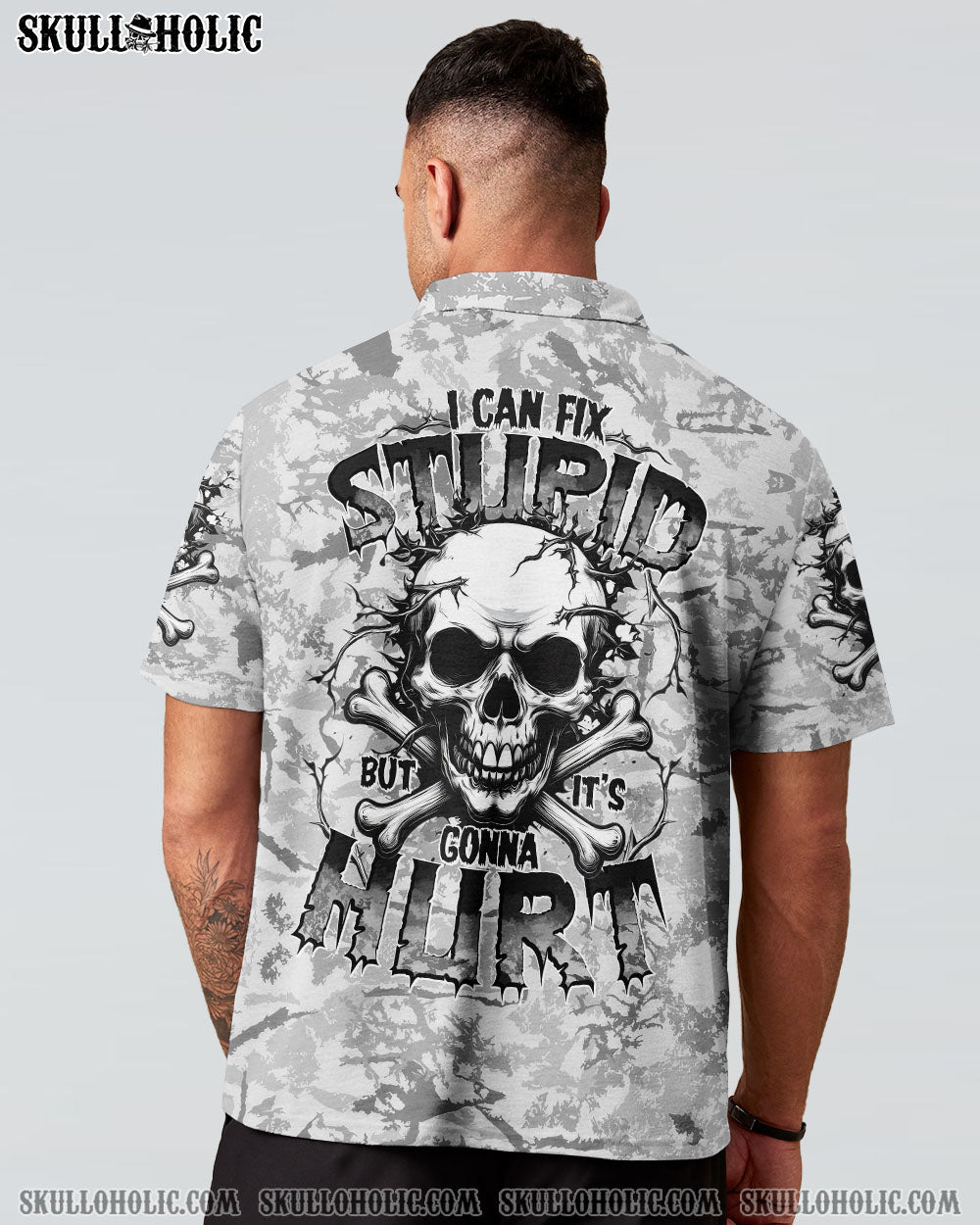 BLISSCORNERS I CAN FIX STUPID BUT IT'S GONNA HURT CAMO ALL OVER PRINT