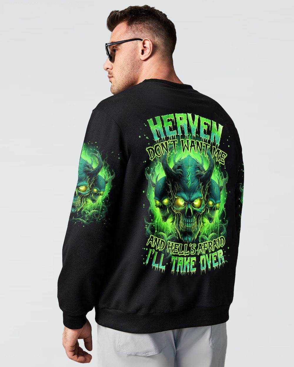 BLISSCORNERS HEAVEN DON'T WANT ME ALL OVER PRINT
