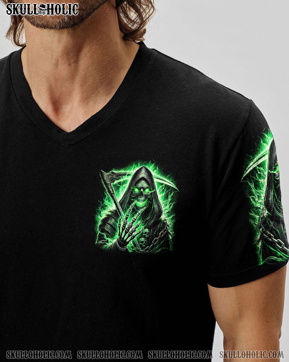 BLISSCORNERS YOU HAVE TWO CHOICES SKULL ALL OVER PRINT