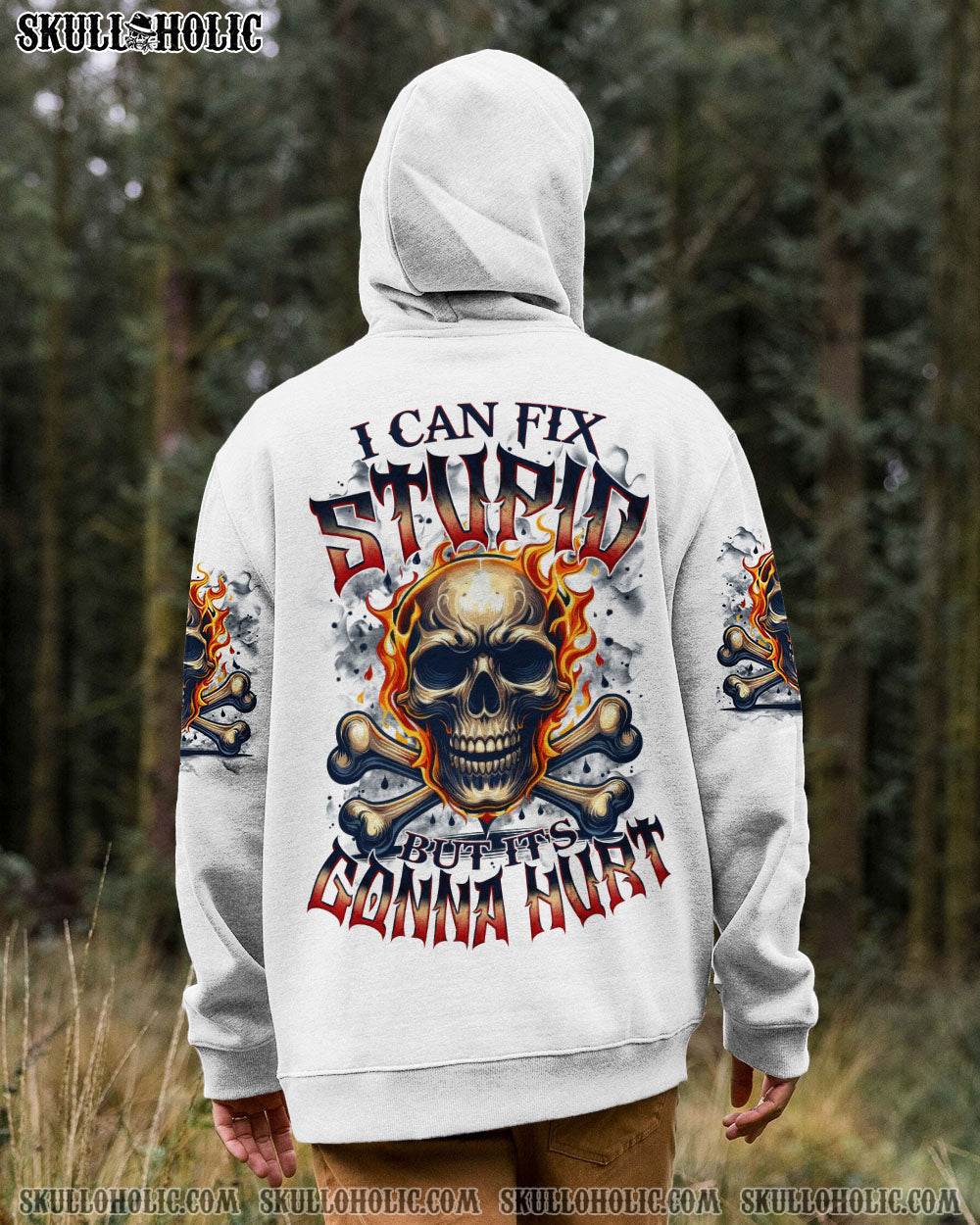 BLISSCORNERS I CAN FIX STUPID BUT IT'S GONNA HURT ALL OVER PRINT
