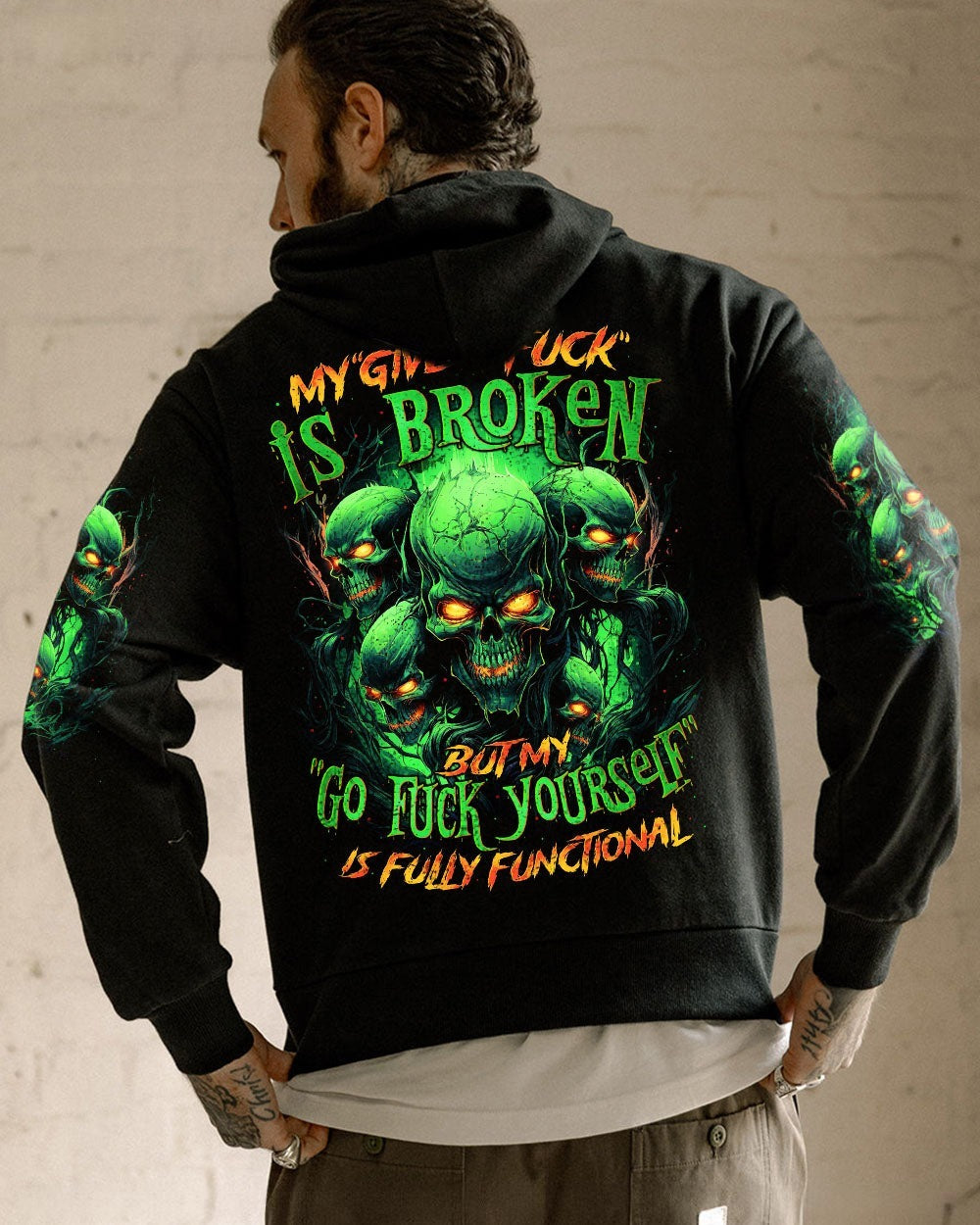 BLISSCORNERS MY GIVE A F IS BROKEN ALL OVER PRINT