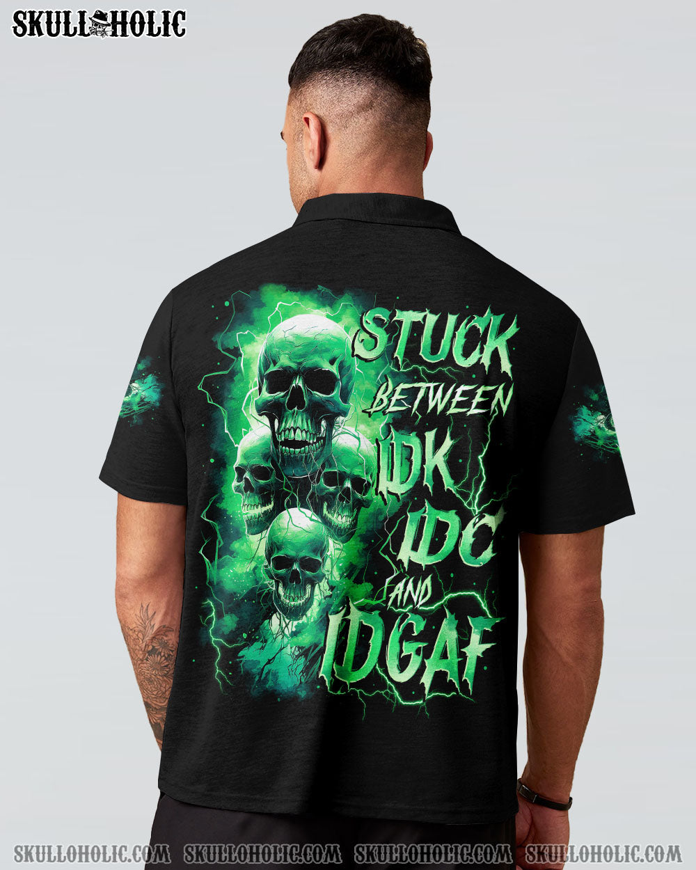 BLISSCORNERS STUCK BETWEEN IDK IDC AND IDGAF ALL OVER PRINT